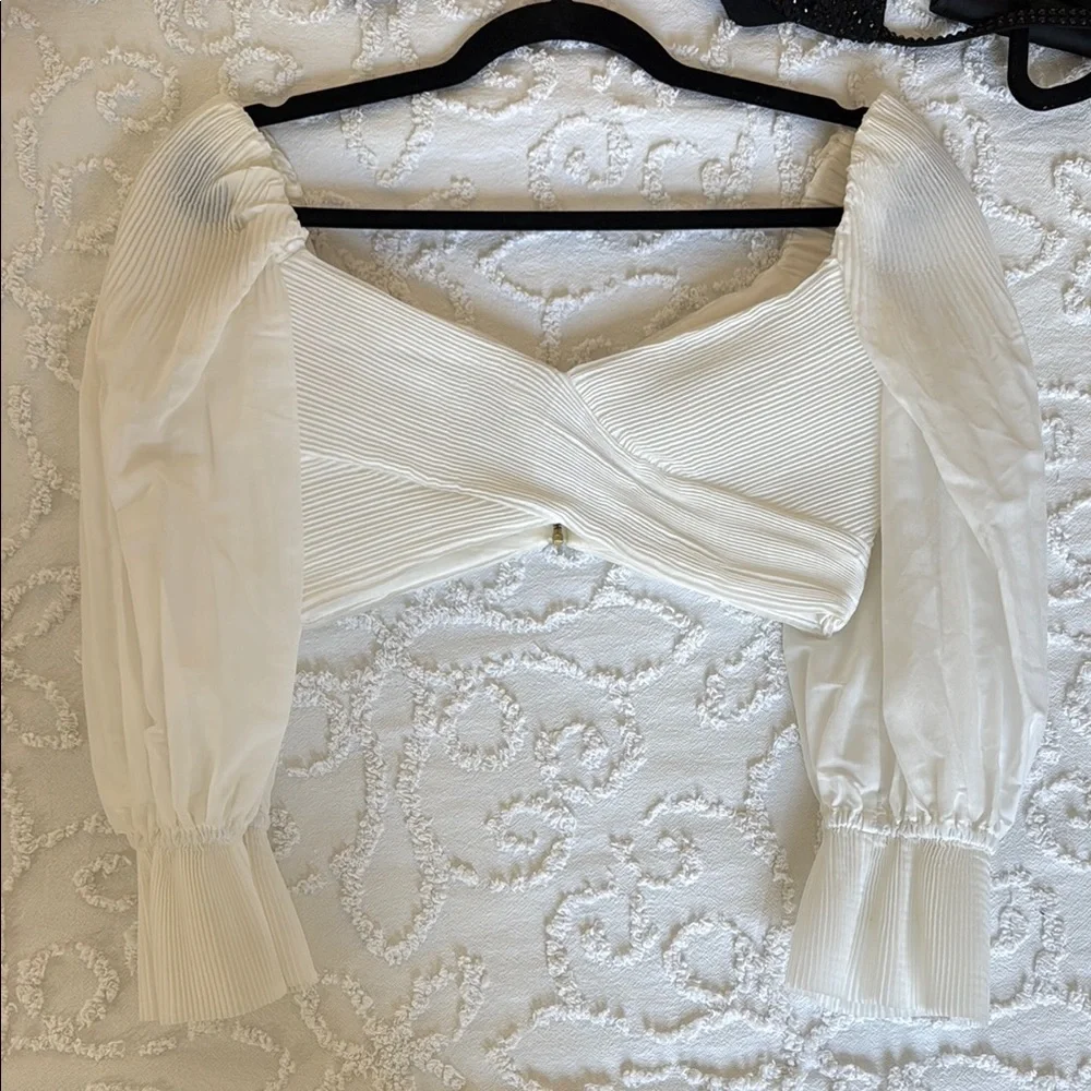 Zimmermann Wild Botanica Pleated Bodice Blouse - Picture 7 of 7